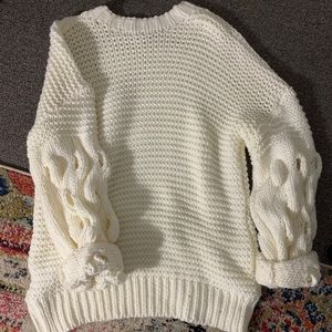 Chunky knit sweater